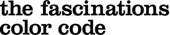 the fascinations color code